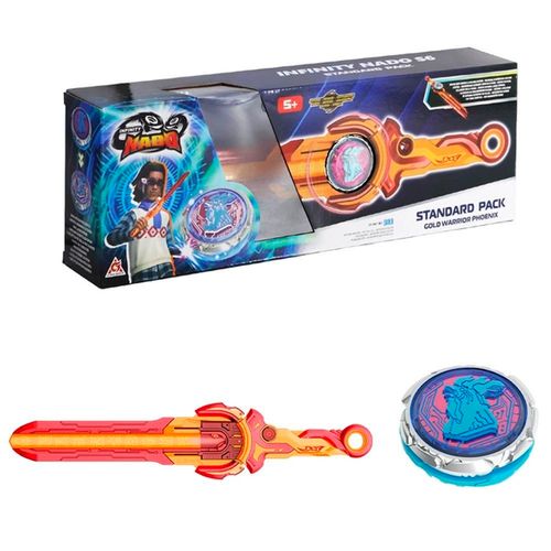 Infinity Nado Espada Lanzador Trompo Gold Warrior Phoenix