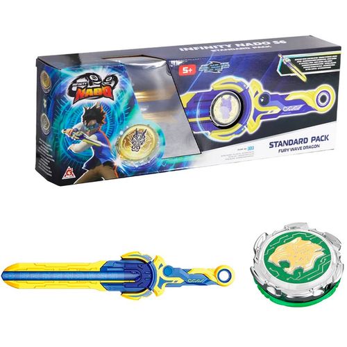 Infinity Nado Espada Lanzador Trompo Lightning Leopard