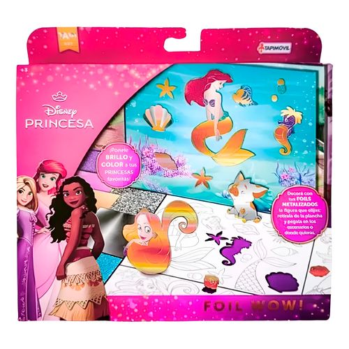 Foil Wow Princesas Set Para Colorear Figuras Disney