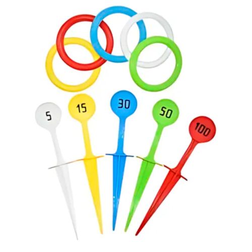 Juego De Destreza Lanzamiento De Aros Para Playa  Y Parque