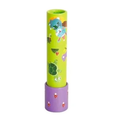 Caleidoscopio De Juguete Para Niños Verde