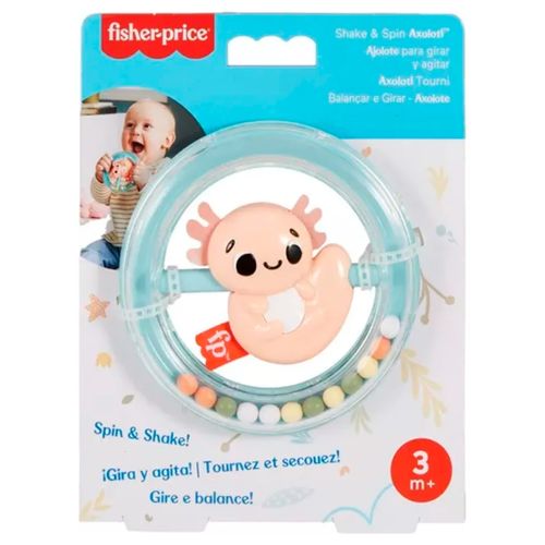 Fisher Price Sensimals Con Sonajero Y Mordillo Ajolote