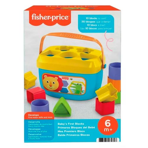Encastre Fisher Price Balde Primeros Bloques