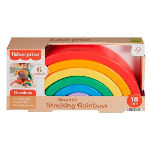 Apilables Fisher Price Arcoiris De Madera