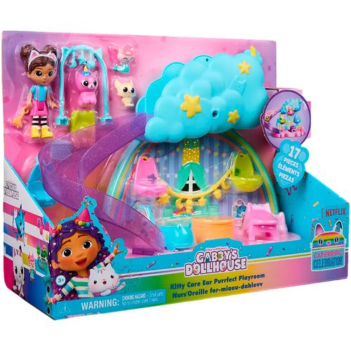 La Casa de Muñecas de Gabby Playset Kitty Care Ear Purrfect Playroom