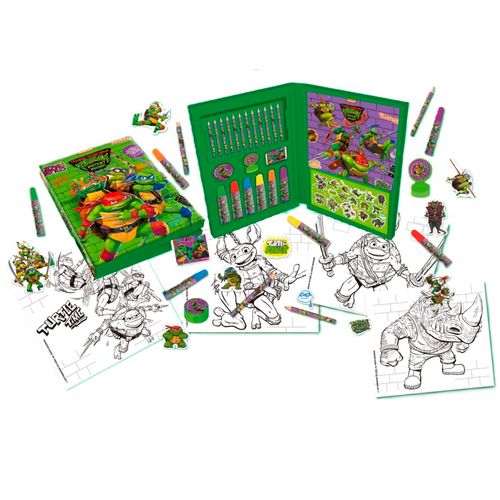 Full Set Valija de Arte Creativa Tortugas Ninja