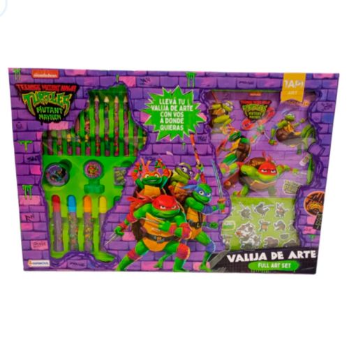 Full Set Valija de Arte Creativa Tortugas Ninja