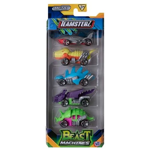 Teamsterz Beast Machines Pack x5 Grey Shark