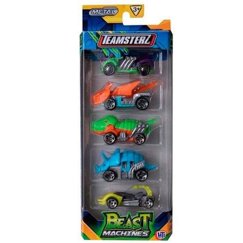 Teamsterz Beast Machines Pack x5 Stegosaurus Green