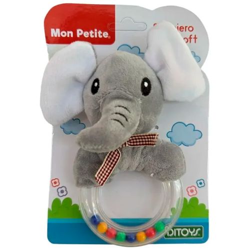 Sonajero Plush Soft Animalitos Multisensorial Elefante