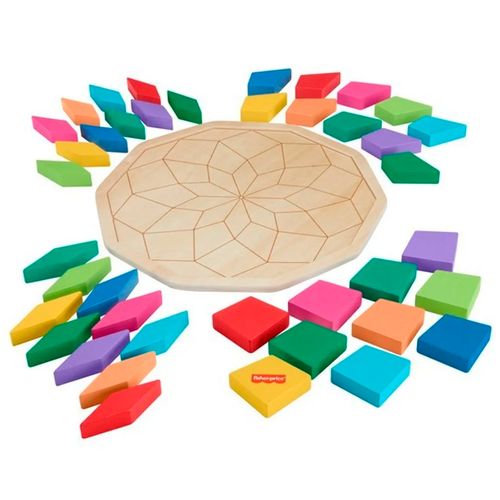 Rompecabezas Mandala Fisher Prince De Madera 41 Piezas
