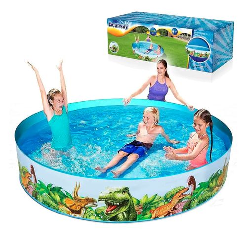 Pileta Infantil Bestway Monsters Grande 2074 Lts 244 x 46 cm