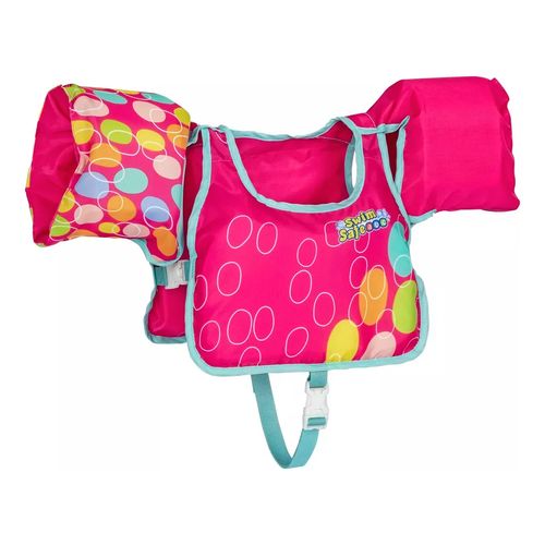 Chaleco Salvavidas Infantil con Bracitos Rosa