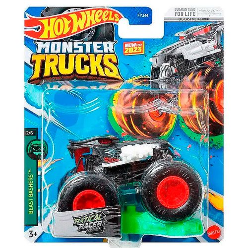 Hot Wheels Autos Coleccionables Monster Trucks HLR85 1:64 Radical Racer