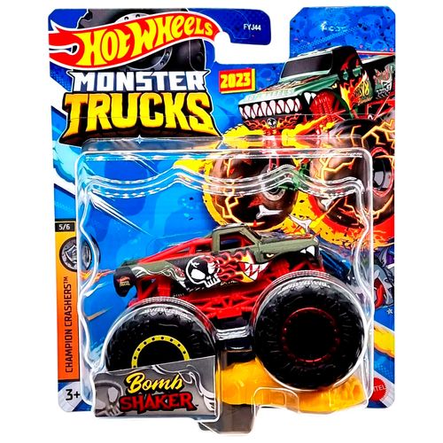 Hot Wheels Autos Coleccionables Monster Trucks HLT07 1:64 Bomb Shamer