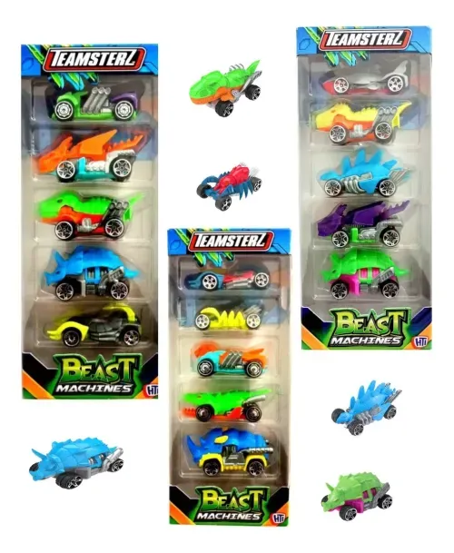 Teamsterz Beast Machines Pack x5 Red Scorpion