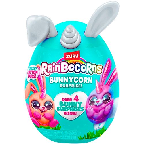 Peluche Sorpresa Huevo Rainbocorns 15cm Bunnycorn Blanco