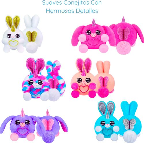 Peluche Sorpresa Huevo Rainbocorns 15cm Bunnycorn Lila