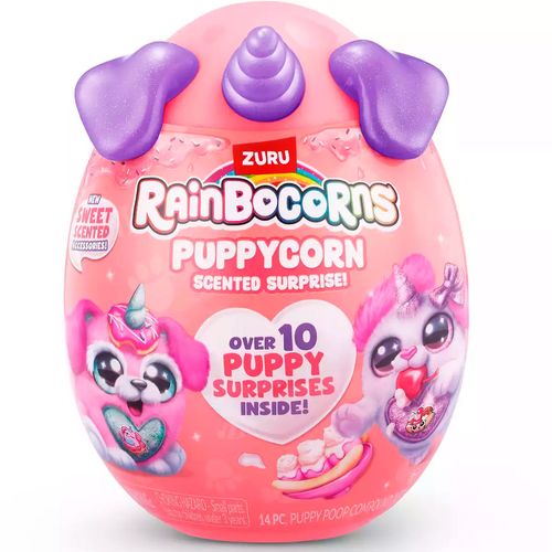 Peluche Sorpresa Huevo Rainbocorns 20cm Puppy Lila