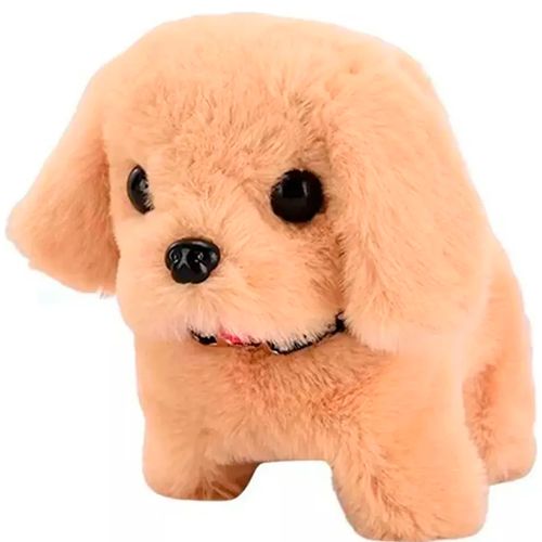Puppy Home Perro Mascota Ladra Y Camina Con Accesorios Beige