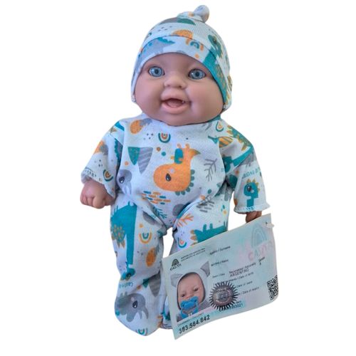 Mati 20 Cm Osito Con Gorrito Dibujos Dinosaurios