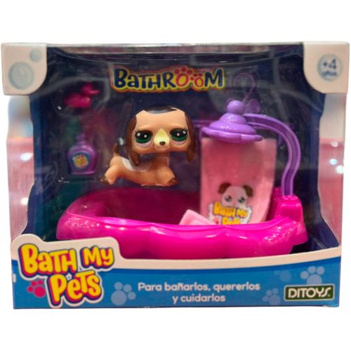 Bath My Pets Para Bañar y Cuidar Marron con Flequillo
