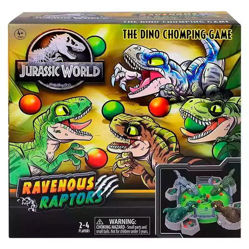 Jurassic World Juego Ravenous Raptor Chomping