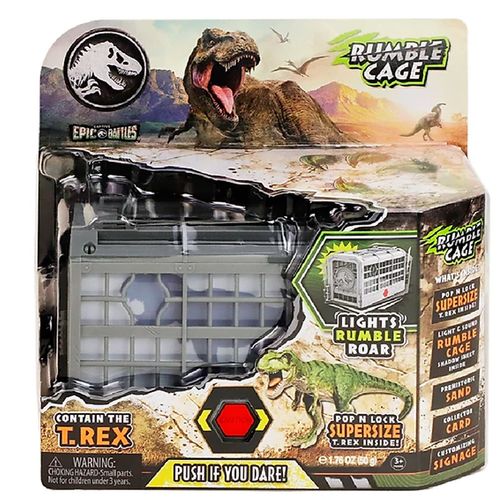 Jurassic World Juego Rumble Cage Con Sonido
