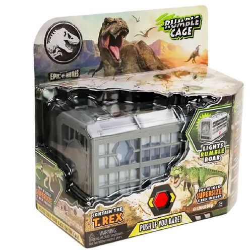 Jurassic World Juego Rumble Cage Con Sonido