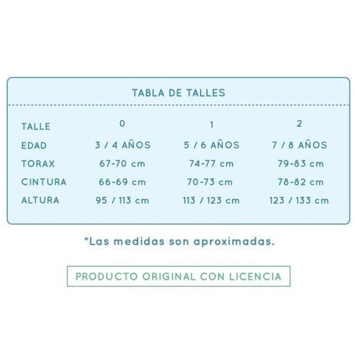 Disfraz De Miles Del Mañana Con Luz Talle 2