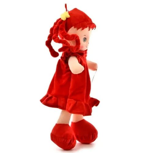 Muñeca Con Musica 40 Cm Rojo