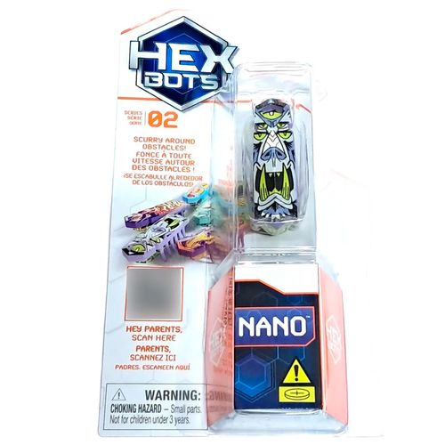 Hex Bots Nano Mini Robot Monstruo Violeta