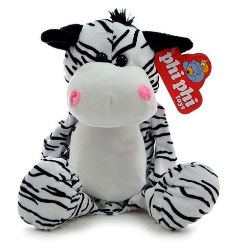 Peluche Titeres De La Selva 20 Cm Cebra