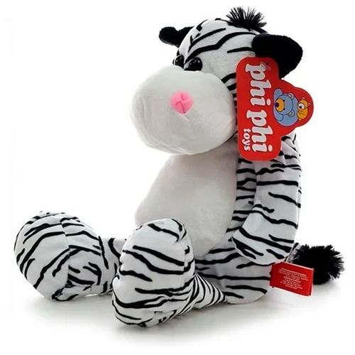 Peluche Titeres De La Selva 20 Cm Cebra
