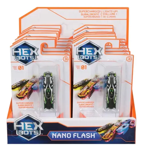 Hex Bots Nano Mini Robot Monstruo Violeta