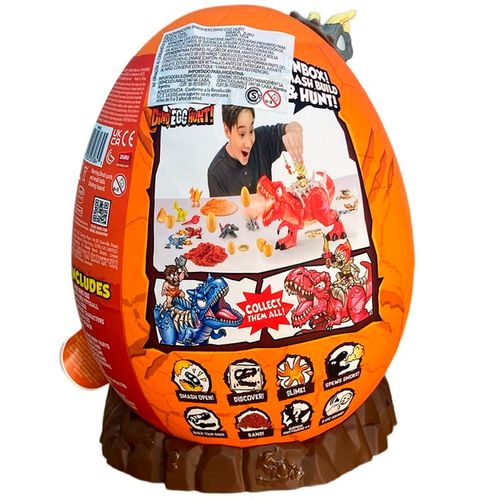 Smashers Dino Egg Hunt Epic Huevo 35 Sorpresas Gris