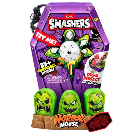 Smasher Horror House Atud 35 Sorpresa Araña Negra T-Rex