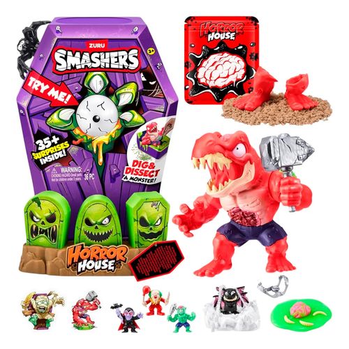 Smasher Horror House Atud 35 Sorpresa Araña Negra T-Rex