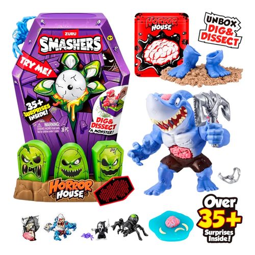 Smasher Horror House Atud 35 Sorpresa Araña Celeste Tiburon