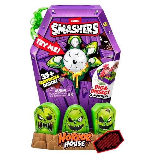 Smasher Horror House Atud 35 Sorpresa Araña Verde Zombie