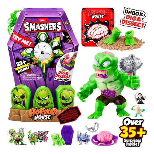 Smasher Horror House Atud 35 Sorpresa Araña Verde Zombie