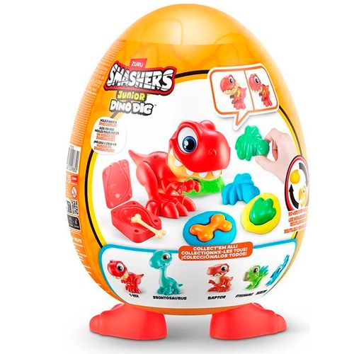 Smashers Junior Dino Dig Huevo 25 Sorpresas T-Rex