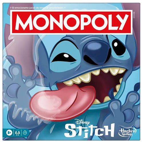 Juego De Mesa Familiar Hasbro Monopoly De Stitch