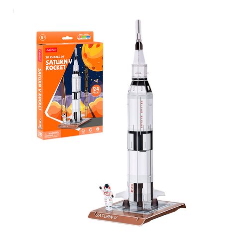 Rompecabeza 3D Nasa Apolo Saturno V Cohete 24 PIEZAS
