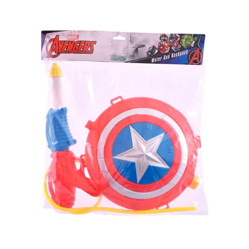 Pistola De Agua Y Escudo Avengers Water Gun Backpack
