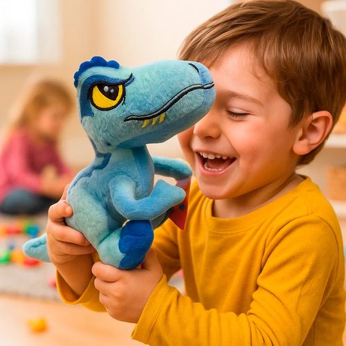 Peluche Jurassic World Explorers Dino Blue 20 Cm