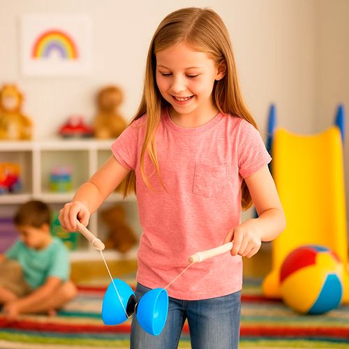 Diabolo de 9cm Naranja