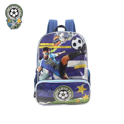Mochila Espalda 16 Pulgadas Fútbol Azul Argentina