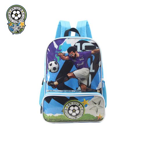 Mochila Espalda 16 Pulgadas Fútbol Celeste 10