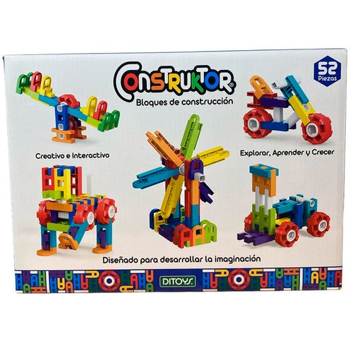 Bloques De Construcción Construktor 51 Piezas